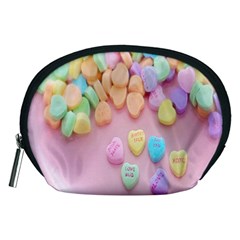 Valentine Day Heart Capsule Accessory Pouch (medium) by artworkshop