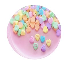Valentine Day Heart Capsule Mini Round Pill Box by artworkshop