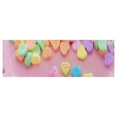 Valentine Day Heart Capsule Banner And Sign 12  X 4  by artworkshop