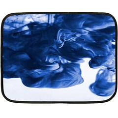 Moving Water And Ink Fleece Blanket (mini) by artworkshop