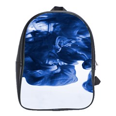Moving Water And Ink School Bag (large) by artworkshop