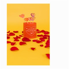 Valentine Day Heart Love Potion Small Garden Flag (two Sides)