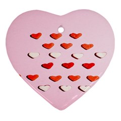 Lolly Candy  Valentine Day Heart Ornament (two Sides) by artworkshop