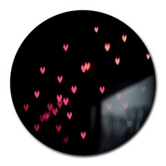 Love Valentine s Day Round Mousepad by artworkshop