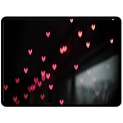 Love Valentine s Day Fleece Blanket (large) by artworkshop