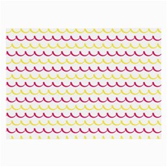 Pattern Waves Large Glasses Cloth (2 Sides) by artworkshop