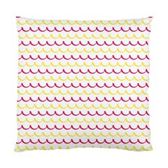 Pattern Waves Standard Cushion Case (two Sides) by artworkshop