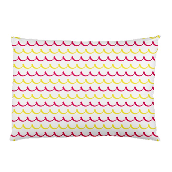 Pattern Waves Pillow Case (Two Sides)