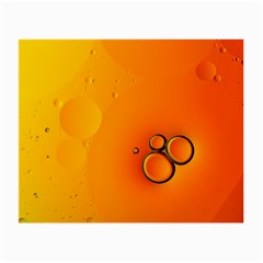 Wallpaper Liquid Bubbles Macro Orange Bright Small Glasses Cloth (2 Sides) by artworkshop