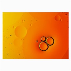 Wallpaper Liquid Bubbles Macro Orange Bright Large Glasses Cloth (2 Sides)