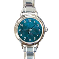 Beautiful Plumage Round Italian Charm Watch