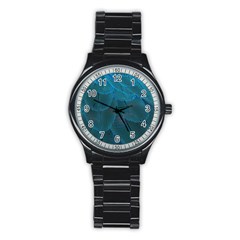 Beautiful Plumage Stainless Steel Round Watch