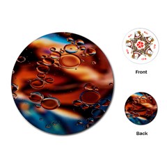 Copper Glow Playing Cards Single Design (round) by artworkshop