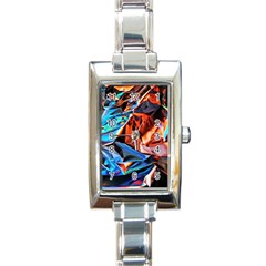 Another Rgb Lighting Test On Aluminium Surface Rectangle Italian Charm Watch by artworkshop