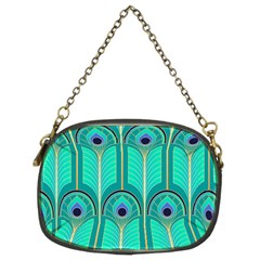 Gradient Art Deco Pattern Design Chain Purse (two Sides) by artworkshop