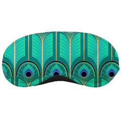 Gradient Art Deco Pattern Design Sleeping Mask by artworkshop