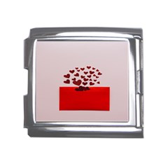 Love Envelope Logo Valentine Mega Link Italian Charm (18mm) by artworkshop