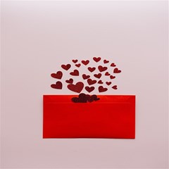 Love Envelope Logo Valentine Play Mat (square) by artworkshop
