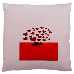 Love Envelope Logo Valentine Standard Premium Plush Fleece Cushion Case (one Side) by artworkshop