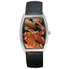 Painting Wallpaper Barrel Style Metal Watch