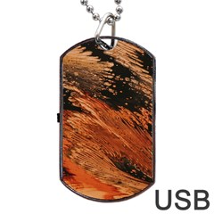 Painting Wallpaper Dog Tag Usb Flash (two Sides) by artworkshop