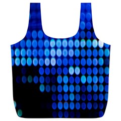 Pattern Blue Logo Full Print Recycle Bag (xl)