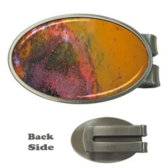 Pollock Money Clips (oval)  by artworkshop