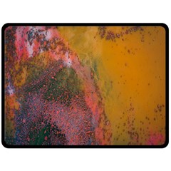 Pollock One Side Fleece Blanket (large) by artworkshop