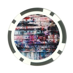 Splattered Paint On Wall Poker Chip Card Guard (10 Pack) by artworkshop