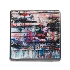Splattered Paint On Wall Memory Card Reader (square 5 Slot) by artworkshop