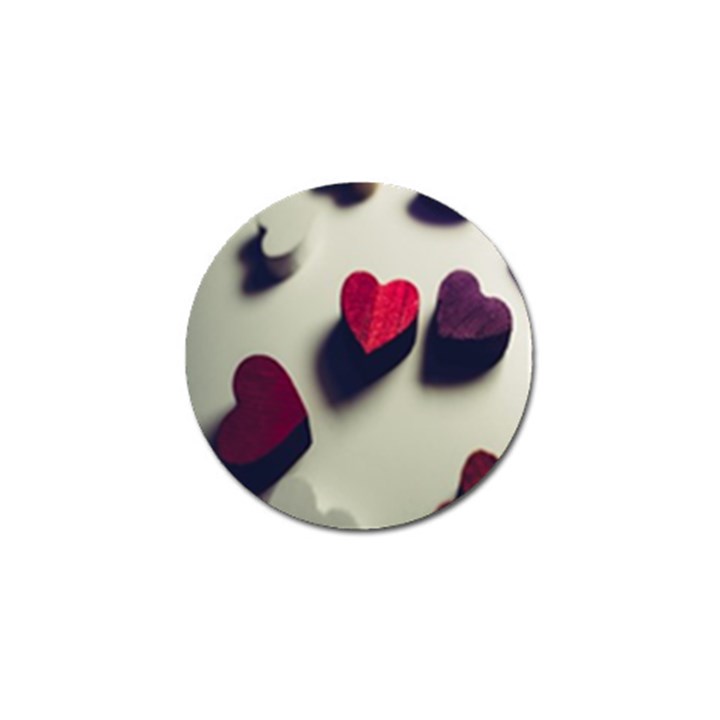 Valentine Day Heart 3d Golf Ball Marker (4 pack)