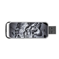 Iron Slide Portable Usb Flash (one Side) by MRNStudios