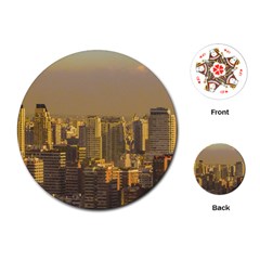 Buenos Aires City Aerial View002 Playing Cards Single Design (round) by dflcprintsclothing