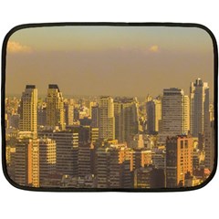 Buenos Aires City Aerial View002 Fleece Blanket (mini) by dflcprintsclothing