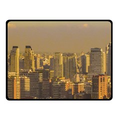 Buenos Aires City Aerial View002 One Side Fleece Blanket (small) by dflcprintsclothing