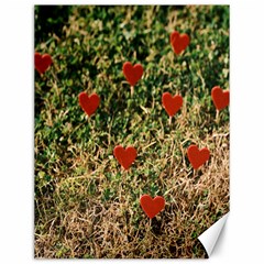 Valentine Day Heart Forest Canvas 12  X 16 