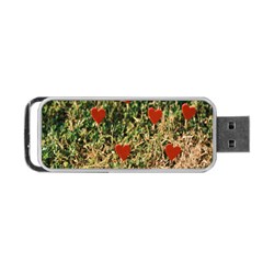 Valentine Day Heart Forest Portable Usb Flash (two Sides)
