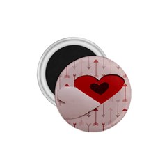Valentine Day Heart Love Logo 1 75  Magnets by artworkshop