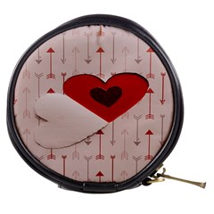 Valentine Day Heart Love Logo Mini Makeup Bag