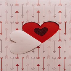 Valentine Day Heart Love Logo Play Mat (square) by artworkshop