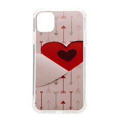 Valentine Day Heart Love Logo Iphone 11 Tpu Uv Print Case by artworkshop