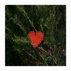 Valentine Day Heart Love Medium Glasses Cloth (2 Sides) by artworkshop