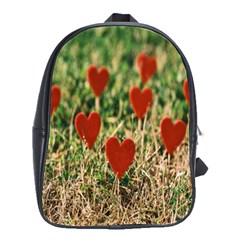 Valentine Day Heart Pattern Love School Bag (Large)