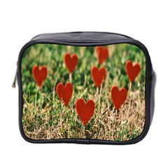 Valentine Day Heart Pattern Love Mini Toiletries Bag (two Sides) by artworkshop