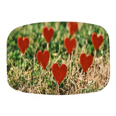 Valentine Day Heart Pattern Love Mini Square Pill Box by artworkshop