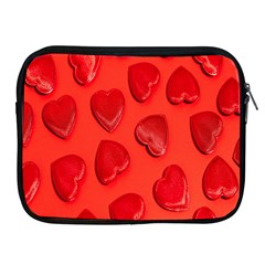 Valentine Day Heart Pattern  Apple Ipad 2/3/4 Zipper Cases by artworkshop