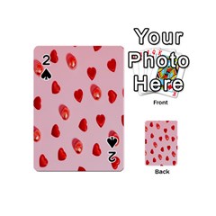 Valentine Day Heart Pattern Playing Cards 54 Designs (mini) by artworkshop