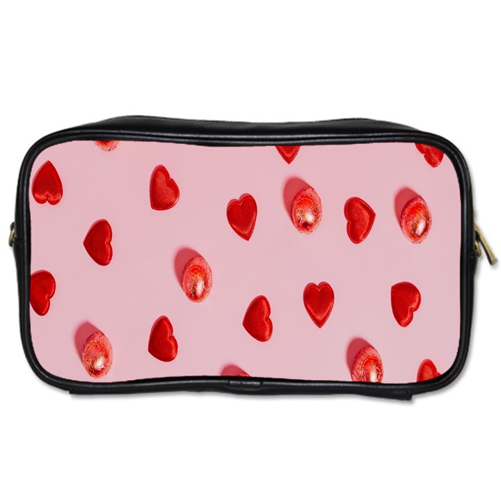 Valentine Day Heart Pattern Toiletries Bag (Two Sides)