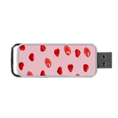 Valentine Day Heart Pattern Portable Usb Flash (one Side) by artworkshop