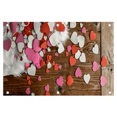 Valentine Day Heart Wallpaper Banner And Sign 6  X 4 